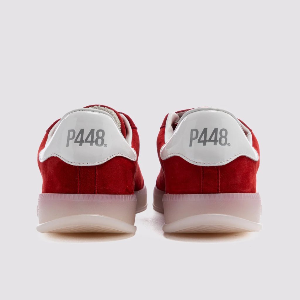 P448 Monza Velcro Sneaker In Coral Red — image 3 of 5